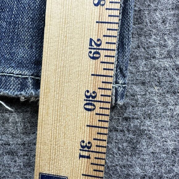 Vintage y2k Silver Jeans Women 29 Flare Low Rise Distressed Nice Fading 32x30 - Picture 16 of 16